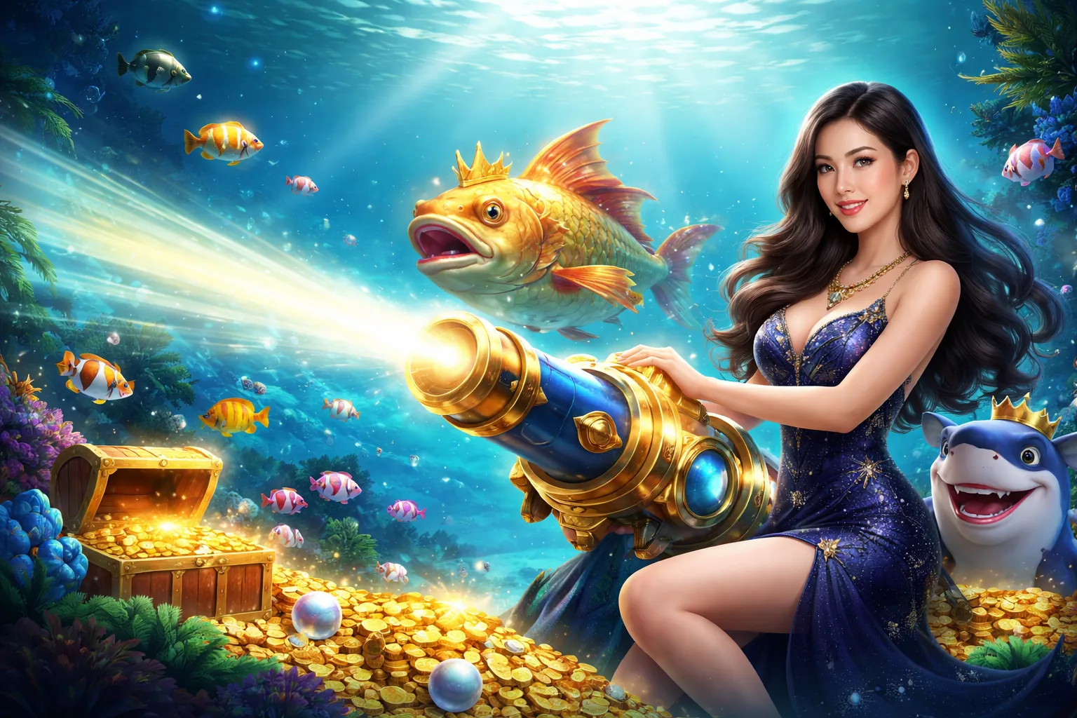 Hình ảnh game Bắn Cá trực tuyến tại trực tiếp đá gà